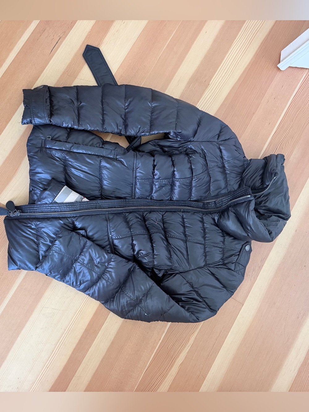 Burberry Black Lightweight Puffer Jacket